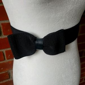H&M Black Bow Belt